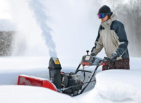 Обслуживание снегоуборощика